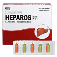 Heparos điều trị tăng cường chức nang gan, viêm nhiễm mụn nhọt, trứng cá