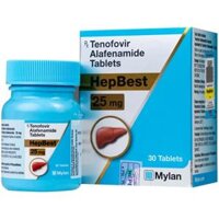 Hepbest 25mg Mylan (Tenofovir alafenamide) – Điều trị nhiễm virus viêm gan B mạn tính (Hộp 30 viên)
