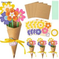 Her Hoa Bó Hoa Thủ Công Bộ 24 Chiếc Giáo Viên Đánh Giá Cao Tuần Lễ Của Mẹ Hoa Thiệp Sinh Nhật DIY Em Gái Lời Chào Đầu Tiên Chị Thiệp Sinh Nhật Cảm Ơn Tặng Làm Hoa Của Riêng Bạn B