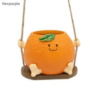 Her Swing Face Planter Nồi Treo Xoay Smiley Planter Dễ Thương Planter Cho Trong Nhà Và s er VN