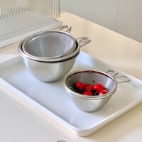 HERA Bát Đánh Trứng / Trộn Salad Bằng Thép Không Gỉ Có Tay Cầm Tiện Dụng