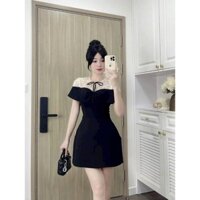 Hera đâm thiết kế bốn mùa dáng ngắn chất liệu tuyết mưa phối vải tơ lông vũ ôm vai kèm nơ dây buộc