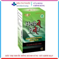 HERBA HAIR KINGPHAR - Viên uống kích thích mọc tóc, chăm sóc tóc hư tổn số, khô xơ, gãy rụng, bạc sớm