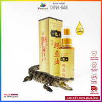 Herbal Massage Oil Crocodile Brand dầu xoa bóp giảm đâu hiệu cá sấu vàng Thái Lan