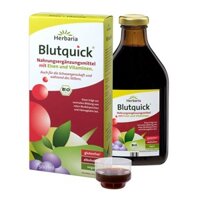 Herbaria Blutquick siro bổ sung sắt hữu cơ 250ml-500ml