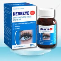 Herbeye New hỗ trợ tăng cường thị lực Mắt, giảm mỏi và khô mắt, bảo vệ mắt hiệu quả (Lọ 30 viên)