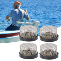 [Herebuy] Bộ lọc lưới thép không gỉ 3 / 4in ‐ 14 Bộ lọc màn hình máy sục khí ren nữ cho máy bơm Livewell 4 chiếc