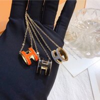 Hermes Vòng Cổ Ánh Sáng Sang Trọng Tinh Tế Vòng Cổ Nữ Thép Titan Không Gây Dị Ứng Vòng Cổ Kinh Doanh Bữa Tối Xương Đòn Dây Chuyền Cho Bạn Gái Ngày Lễ Tình Nhân Tana