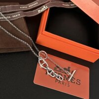 Hermes Vòng Cổ choker Mặt Chữ Đơn Giản Thời Trang Cho Cặp Đôi