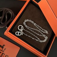 Hermes Vòng Cổ choker Mặt Chữ Đơn Giản Thời Trang Cho Cặp Đôi