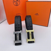 Hermes3618 Phong Cách Mới Thắt Lưng Da Mịn Da Thường Ngày Phù Hợp Với Quần Thắt Lưng Nam