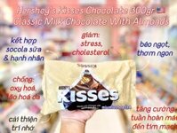 Hershey's Kisses Chocolate Classic Milk Chocolate With Almonds 300gr 🇺🇸