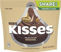 Hershey's Kisses Milk Chocolate with Almond 283g