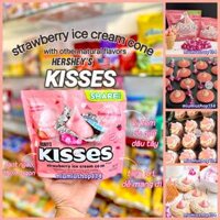 Hershey's KISSES Strawberry Ice Cream Cone Share 255gr 🇺🇸