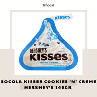 Hershey's Socola Kisses Trắng Cookies 'N' Creme 146gr