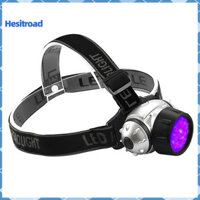 Hesitroad 19 LED Đèn pin cực tím đa chức năng Đèn pin phát hiện tiền giấy Đèn pha UV