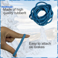 Hesitroad Công cụ sửa chữa phanh trượt tuyết 30 chiếc Dây giữ phanh trượt tuyết Dây cao su cho ván trượt tuyết Thể thao mùa đông Dây đeo bền cho các hoạt động ngoài trời ở Đông Nam Á