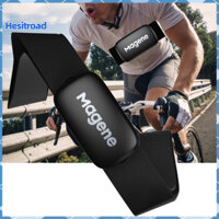 Hesitroad Dây đo nhịp tim màu đen cho ngoài trời Tương thích Bluetooth 42 Máy đo nhịp tim Dây đeo ngực Thoải mái Phù hợp