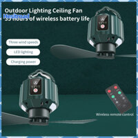 Hesitroad Nhựa Cắm Trại Đèn Lồng Quạt Phụ Kiện Ngoài Trời USB Sạc Điều Khiển Từ Xa Cắm Trại Đèn Quạt 3 Bánh Răng