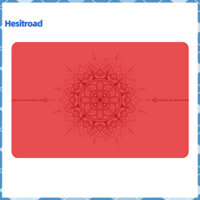 Hesitroad Thảm tập Yoga di động Pilates Thảm tập Yoga cao su cao cấp Thảm tập Yoga dày mềm chống phai màu Đệm đầu gối Mini di động cho các nhà tập Yoga Đông Nam Á