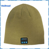 Hesitroad Winter USB tương thích Bluetooth Tai nghe nhạc có thể sạc lại Mũ beanie đan ấm áp