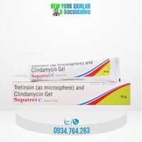 [HẾT] Supatret C Gel (15g) – Gel trị mụn Tretinoin Microsphere 0.04% & Clindamycin 1%, hiệu quả nhanh, diệt khuẩn mụn