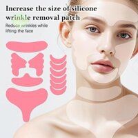 [Heyuanlong444] 11 Cái / bộ Miếng Lót Chống Nhăn Mặt Silicon Dụng Cụ Nâng Chăm Sóc Da Miếng Dán Loại Bỏ Nhăn Miếng Dán Chống Lão Hóa Có Thể Tái Sử Dụng Nhiều Màu [MỚI]