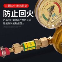 Hf-2 Loại Oxy axetylen Propane Kết Nối Đồng Hồ Đo Giảm Áp Lực Ngọn Lửa Phóng Đèn Pin Sử Dụng Ống Trở Lại Chống Cháy Van Trở Lại