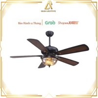 [HF] Quạt Trần CERATA- FAN Động Cơ Lõi Đồng,6Tốc Độ Gió, Đèn LED 3 Chế Độ Ánh Sáng, Có Điều Khiển Từ Xa