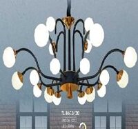 HF - TL 8673/20: Đèn chùm LED 20 bóng, 200W đổi 3 màu , KT: Ø850mm*H320mm