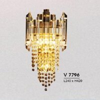 HF - V 7796: Đèn gắn tường Phale - KT: L240mm x H420mm - Bóng đèn LED G9 x 3 bóng