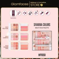 HF650 Bảng Phấn Mắt Đa Năng 2 Tầng Sivanna Colors Multi Face Palette