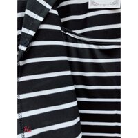 HFASHION 💃 Bộ Đầm Nữ Kẻ Ngang Kèm Áo Cardigan Dài Tay Set Váy 2 Dây Áo Khoác Nữ Q043