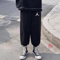 HFASHION Quần Jogger Nỉ Jordan, Quần Thun Nam Nữ Dáng Rộng 3 Màu C014