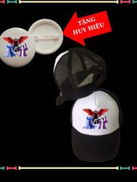 【HFGSF】 Mũ Lưỡi Trai Bé Trai in hình Tam Sans Đại Chiến Error 404 Error 505 Error 606, Tặng Kèm Huy