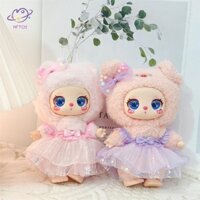 Hftoy CHỈ ÁO DỤNG CHO LILLA LUCKY CAT Sequin Dây Đầm Nơ Bộ Quần Áo Búp Bê Cho 16cm LILLA ~