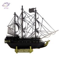 Hftoy Ngọc Trai Đen 3D Kim Loại Xếp Hình Mô Hình Bộ Dụng Cụ Xây Dựng Ngọc Trai Đen DIY Lắp Ráp Đồ Chơi Ghép Hình Giáng Sinh Quà Tặng Sinh Nhật Cho Người Lớn ~