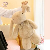 Hftoy Phim hoạt hình dễ thương Thỏ dài tai Túi đựng đồ chơi sang trọng Mặt dây chuyền móc khóa ~