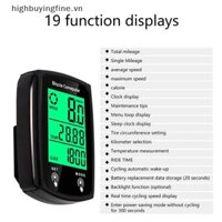 Hfvn GPS Xe Đạp Máy Tính Có Dây Đồng Hồ Tốc Độ Xe Đạp Chống Nước LCD Máy Tính Răng Xanh Đi Xe Đạp Tốc Độ Đồng Hồ Đứng Phụ Kiện Ngoài Trời HOT