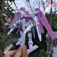 Hg 1/144 gundam freedom strike fighter mercury aerial 2.0 pink freedom gundam hành động hình quà tặng mô hình lắp ráp đồ chơi trưng bày