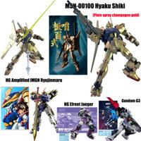 Hg Hyaku Shiki Tấm Xịt Champagne Vàng Gundam Lắp Ráp Model HG 1 / 144 RX-0 Full Armor Unicorn Gundam Model
