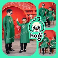 HGB20 Áo dài bé trai BẢO ĐĂNG | Áo dài bé trai cách tân cao cấp màu đỏ, áo dài bé trai size đạị áo dài tết áo dài trẻ em