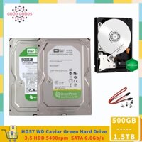 Hgst Western Digital WD Green WD5000AADS 500GB 1TB 1.5TB 32MB Cache SATA 3.0Gb / s Ổ cứng trần 3,5 "