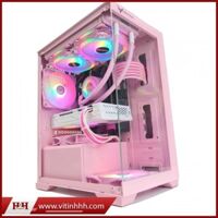 H&H PC Gaming Pink + Đồ Họa Dựng Phim I7 Gen10 10700 VS RTX 3060 12GB (Tặng Combo Phím Chuột Cơ Gaming)