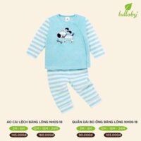 (hh1303)   Bộ Lullaby cài lệch băng lông bé trai/gái .2