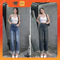 [HH376] Quần Jeans Nữ Dáng Baggy ,Quần Bò - Vải xưởng cực chất - Giá cực tốt Happy Home 1977