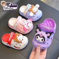Hi Baby Summer kids Crocs dành cho bé gái Dép đi biển thoáng khí Baotou cho trẻ em