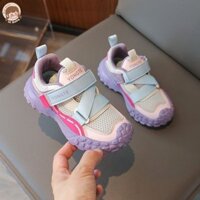 Hi Baby Xuân Thu trẻ em giày thể thao Velcro Platform giày chạy bộ thời trang