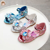 Hi Bé Gái Dép Công Chúa Elsa Kim Cương Giả Đế Mềm Giày Học Sinh Mùa Hè