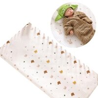 Hi Dễ Thương In Hình Giường Cho Bé Giường Cotton Ghép Được Trang Bị Tấm Nệm Trẻ Sơ Sinh